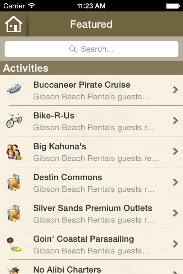 Gibson Beach Rentals截图2