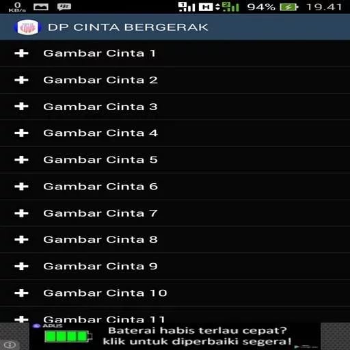 DP BBM BERGERAK CINTA截图4