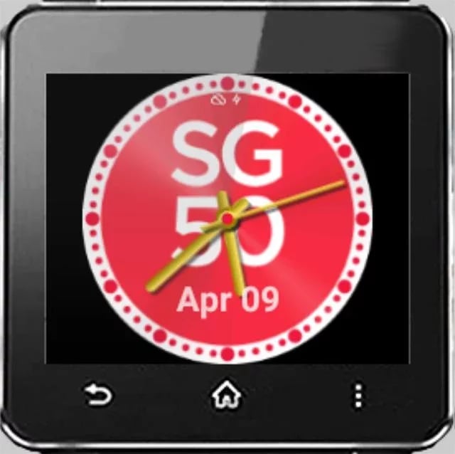 SG50 Analog Watch Face截图3