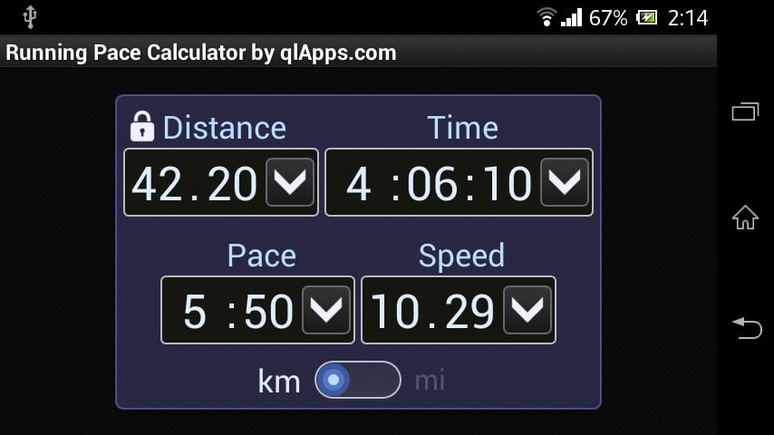 Running Pace Calculator截图3