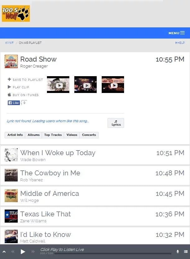 100.5 The Wolf Wichita截图3