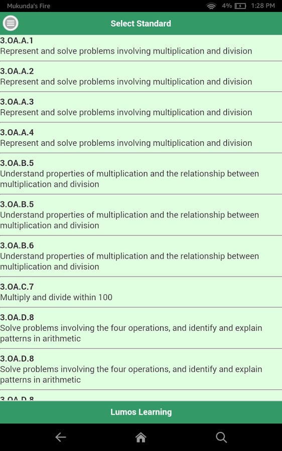 Common Core Grade 5 Prac...截图3