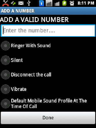 Sound profile (calls)截图3