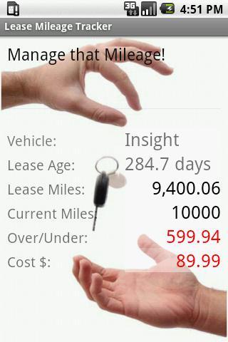 Lease Mileage Tracker截图1