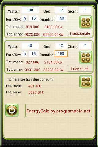 Calcolatrice Energetica截图1