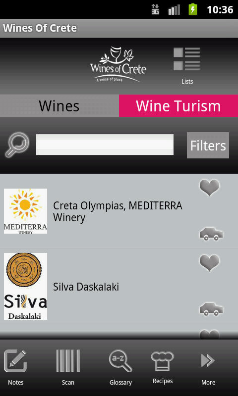 WinesOfCrete: Wine Tourism App截图2