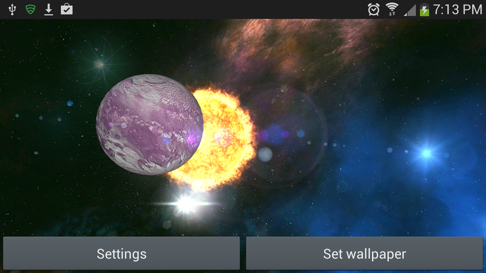 Orbit Space 3D LWP Free截图7