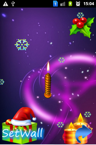 Candle Fall Christmas截图6