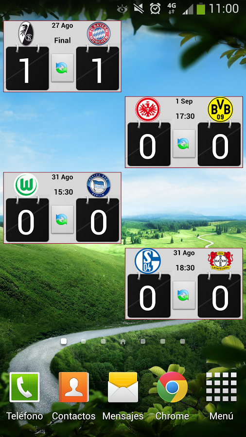 Widget Bundesliga 2013/14截图3