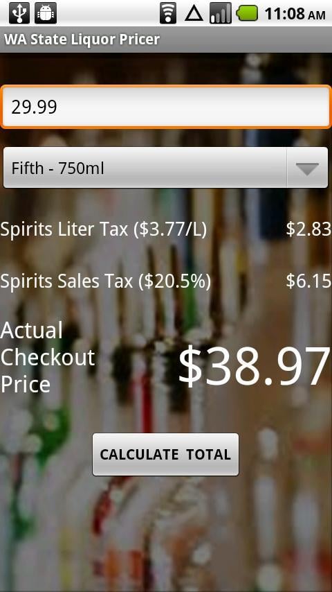 WA State Liquor Pricer截图2