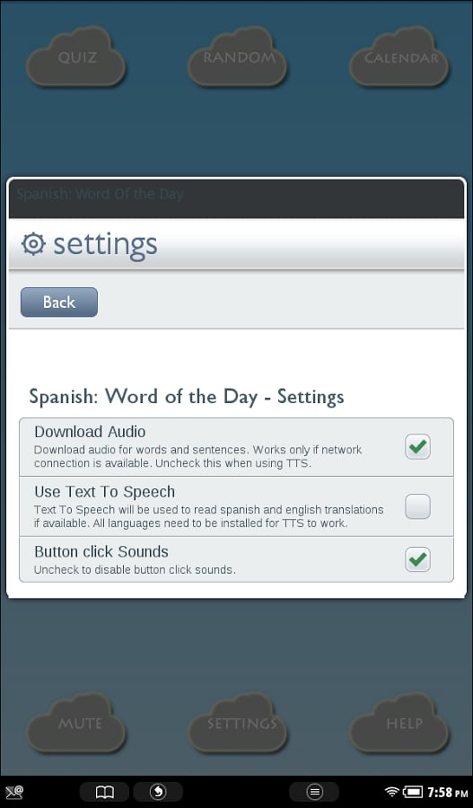 Spanish: Word of the day截图1
