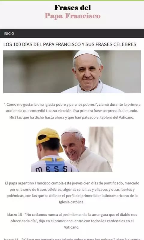 Frases del Papa Francisc...截图1