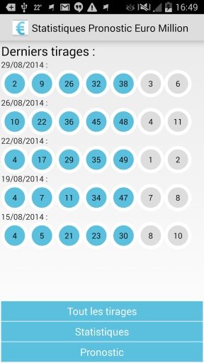 EuroMillions Statistiques截图1