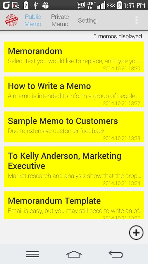 Top Secret Memo截图5
