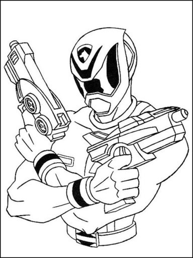 P Ranger Coloring for Kids截图4