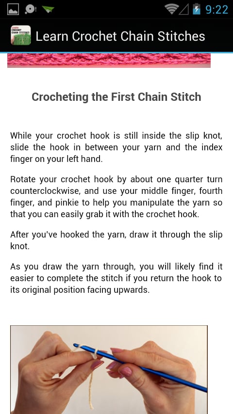 Crochet Chain Stitches截图2