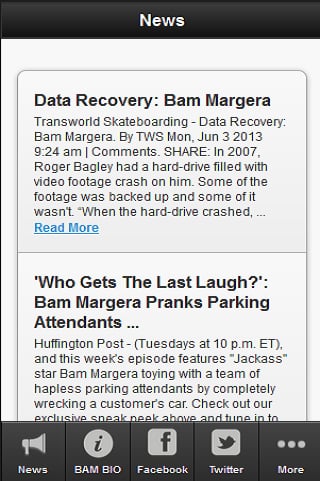 Bam Margera Fan App截图2