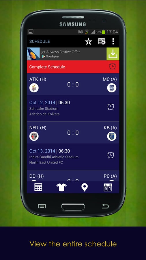 ISL – Fixtures and Scores截图4