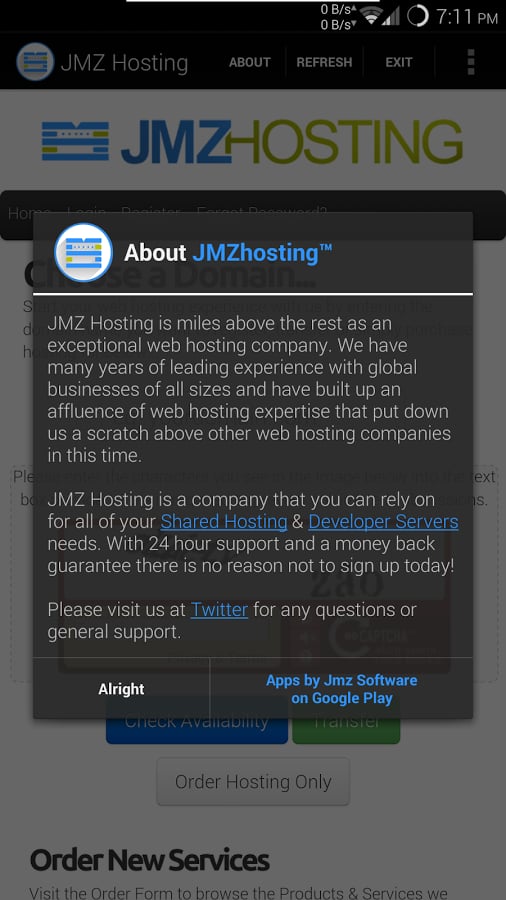 JMZ Hosting截图2