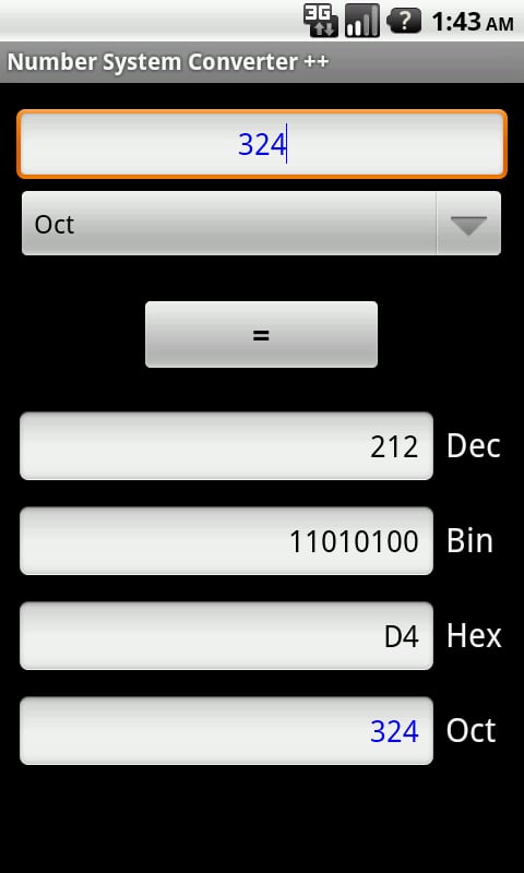 Number System Converter ...截图2