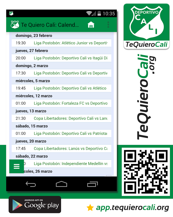 Te Quiero Cali: Deportivo Cali截图2