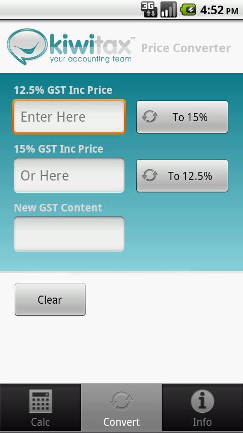 Kiwitax GST Calculator截图2