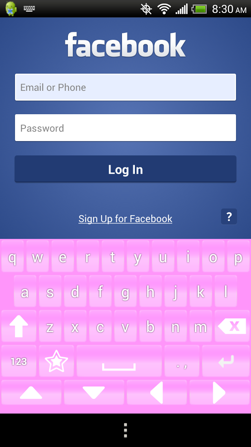 Pink Keyboard Free截图1