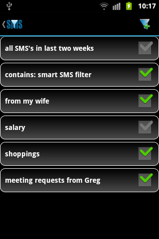 Smart SMS Filter截图3