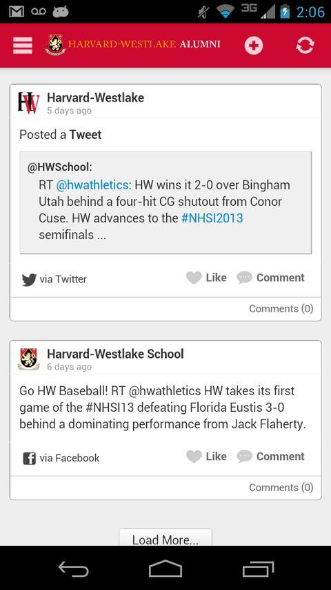 Harvard-Westlake Alumni Mobile截图5