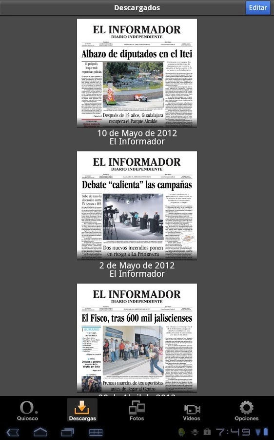 El Informador (tabletas)截图3