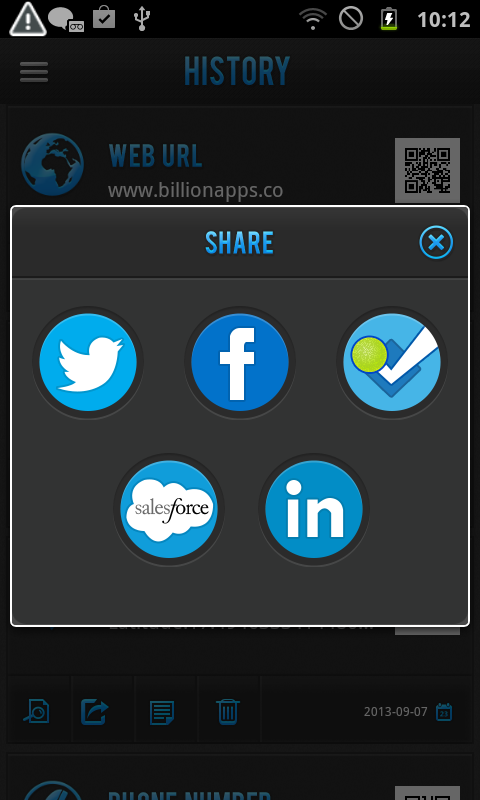 Billion QR (Generator-Reader)截图2