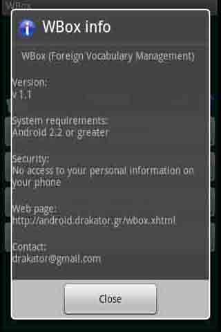 WBox (foreign vocabulary)截图2