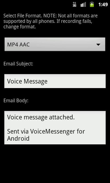 Voice Messenger截图3