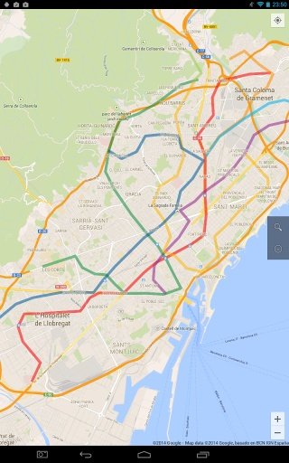 Barcelona - map of metro截图3