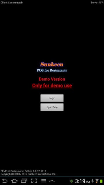 Sunkeen POS Demo截图3