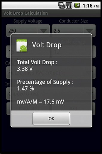 Volt Drop Calculator Pro截图2