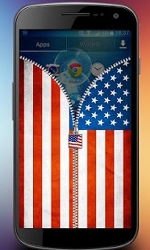 America Zip Screen Lock截图6