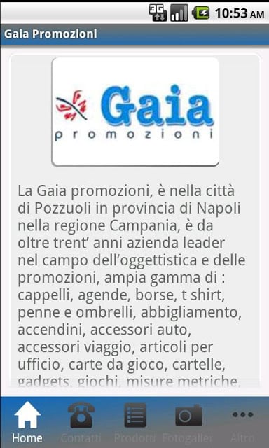 Articoli promozionali Gaia截图1