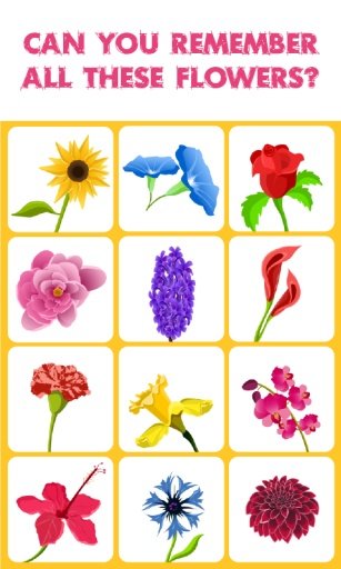 Flowers Match:Memory Game Free截图4