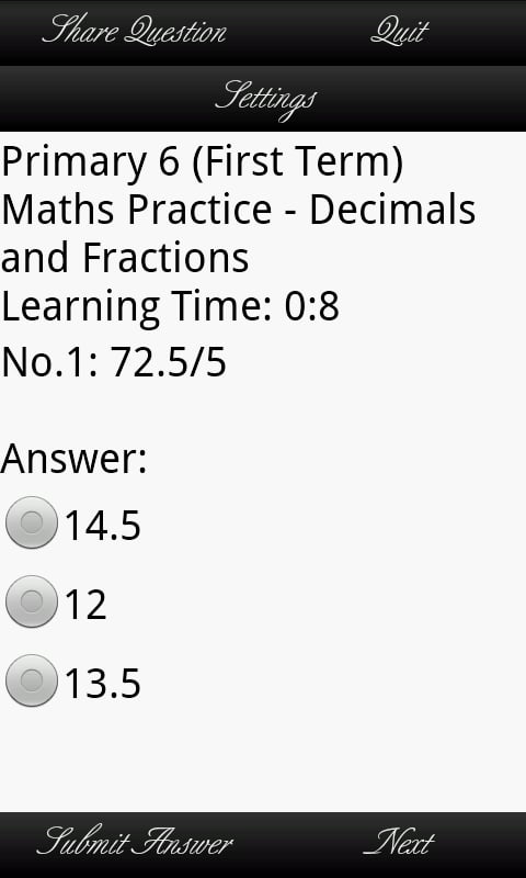 Primary 6 Maths Practice截图1