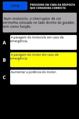 Testes de Exame Motociclos截图2