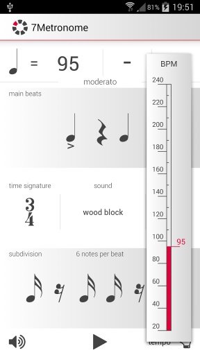 7Metronome: Pro Metronome截图2