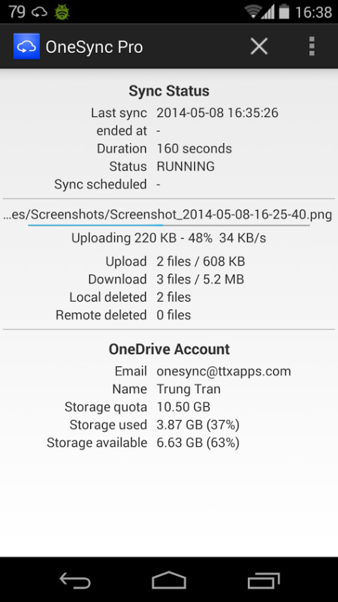 OneSync (OneDrive Autosy...截图1