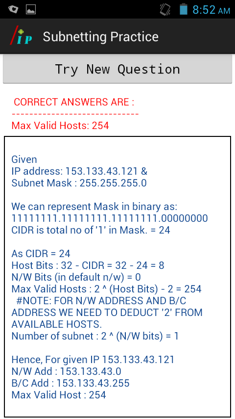 CIDR & VLSM Practice截图5