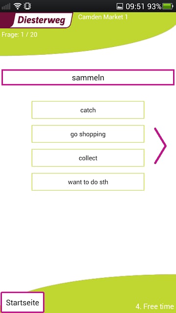 Camden Market Vokabeltrainer 1截图4
