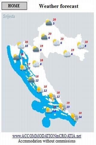 Weather in&nbsp;Croatia截图1