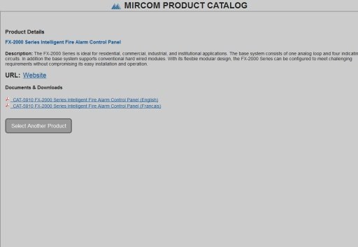 Mircom Product Catalog截图4