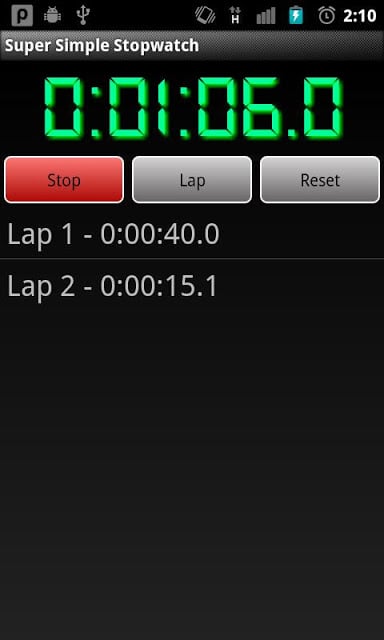Super Simple Stop Watch截图1