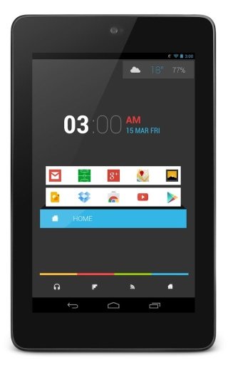 Nexus 7 Minimal Widgets Tray截图4