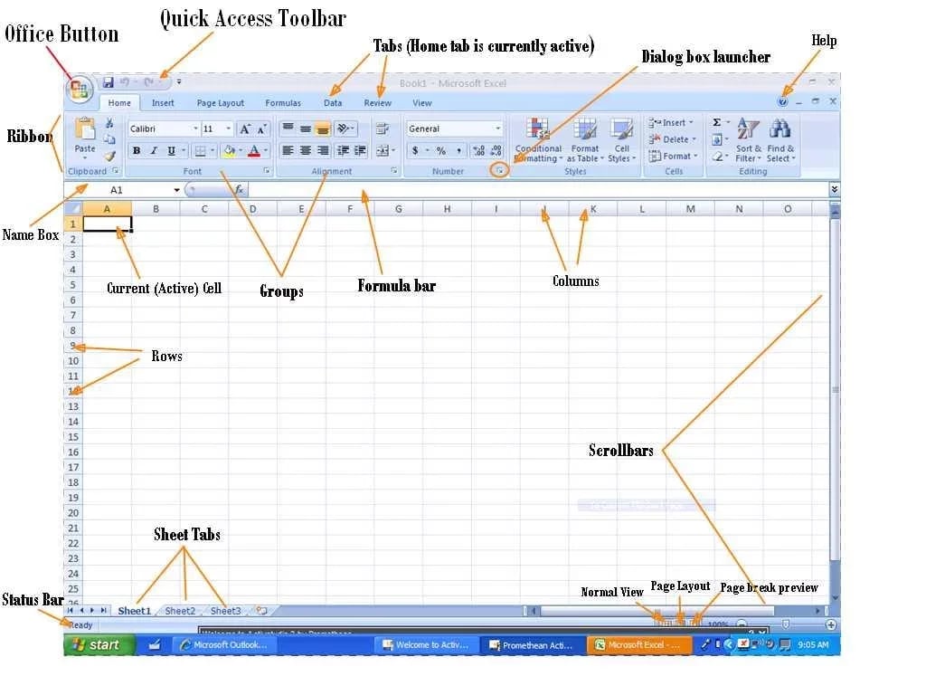 M-S Excel 2007 Quick Ref...截图1